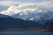 Martial Mountains behind the eastern side of Ushuaia. Southern Argentina