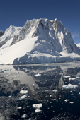 Reflections of mountains and glaciers, Lemaire Channel. Antarctic Peninsula