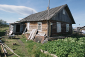 An old wooden Sami home in Lovozero. Kola Peninsula, NW Russia. 2005