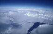 Transantarctic mountains & Beardmore Glacier on route to S.Pole, Antarctica.