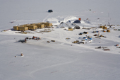 The Amundsen-Scott South Pole Research Station, isolated on the icy wastes of the Polar Plateau. Antarctica