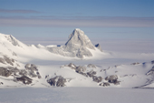 The Minaret Peak is Late Cambrian and part of the Marble Hills, Heritage Range. Ellsworth Mountains. West Antarctica