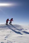 Visitors to Patriot Hills enjoy the Antarctic skiing experience on the Polar Plateau. Antarctica