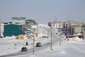 Traffic on one of the streets of Rankin Inlet. Nunavut. Canada. 2008