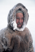 William Aupaluktuq, an Inuit hunter from Baker Lake. Nunavut, Canada. 1982