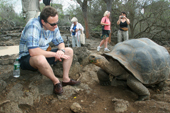 Giant Tortoise at the Charles Darwin Research Station. Puerto Ayora. Santa Cruz. Galapagos
