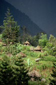 The Yali village of Holuwon, in the Heluk Valley, Rainforests of Irian Jaya, Indonesia. 1990