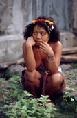 A young Yapese girl from Ifalik Atoll. Yap, Caroline Islands, Micronesia, Pacific. 1996