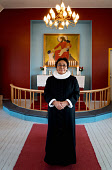 Eqilana Simigaq, the Inuit priest of the Lutheran church in the community of Qaanaaq. Northwest Greenland