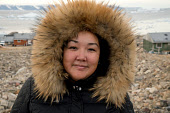 Arnanguaq Qujaukitsoq, a young Inuit woman from Qaanaaq in Northwest Greenland.