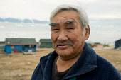 Qitdlaq Duneq, an elderly Inuit man from the community of Qaanaaq in Northwest Greenland.