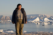 Patdloq Henriksen, an Inuit woman from Siorapaluk, photographed at Qaanaaq. Northwest Greenland. (2021)