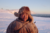Portrait of Yakov Vukutagin, a Chukchi hunter from Uelen. Chukotka, Siberia, Russia. 2004