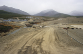 An open cast platinum mine at Latyrin-Vayam in Koryakia. Kamchatka, Siberia, Russia. 1999
