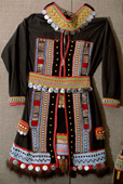 A Traditional Even woman's dress in the museum at Evensk. Magadan Region, Far East, Russia. 2006
