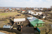 Houses in the village of Pogost, Ryazan Province. Russia. 2006
