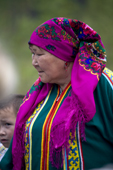 Forest Nenets woman at an indigenous peoples' festival at Tarko-Sale, Purovsky, Yamal, Russia